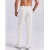 image:imageCOOFANDY Mens Golf Pants 303234 Stretch Work Dress Pants Lightweight Quick Dry Comfy Trousers with 4 PocketsWhite