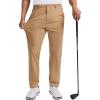 image:imageCOOFANDY Mens Golf Pants 303234 Stretch Work Dress Pants Lightweight Quick Dry Comfy Trousers with 4 PocketsKhaki