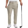 image:imageCOOFANDY Mens Golf Pants 303234 Stretch Work Dress Pants Lightweight Quick Dry Comfy Trousers with 4 PocketsLight Khaki