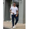 image:imageCOOFANDY Men Casual Joggers Pants Cotton Cargo Elastic Waist Chino Pants Twill Hiking Outdoor SweatpantsBlue