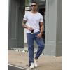 image:imageCOOFANDY Men Casual Joggers Pants Cotton Cargo Elastic Waist Chino Pants Twill Hiking Outdoor SweatpantsDenim Blue