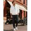 image:imageCOOFANDY Men Casual Joggers Pants Cotton Cargo Elastic Waist Chino Pants Twill Hiking Outdoor SweatpantsGrey