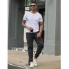 image:imageCOOFANDY Men Casual Joggers Pants Cotton Cargo Elastic Waist Chino Pants Twill Hiking Outdoor SweatpantsGrey