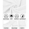 image:imageCOOFANDY Men Classic Tshirt Short Sleeve Casual Tee Shirt Soft Stretchy Workout Tops White