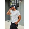 image:imageCOOFANDY Men Classic Tshirt Short Sleeve Casual Tee Shirt Soft Stretchy Workout Tops White