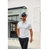 image:imageCOOFANDY Men Classic Tshirt Short Sleeve Casual Tee Shirt Soft Stretchy Workout Tops White