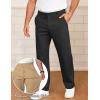 image:imageCOOFANDY Mens Casual Chinos Pants Classic Relaxed Fit Khaki Pants Wrinkle Free Stretch Dress PantsBlack