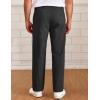 image:imageCOOFANDY Mens Casual Chinos Pants Classic Relaxed Fit Khaki Pants Wrinkle Free Stretch Dress PantsBlack
