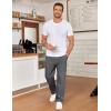image:imageCOOFANDY Mens Casual Chinos Pants Classic Relaxed Fit Khaki Pants Wrinkle Free Stretch Dress PantsDark Grey