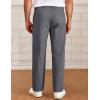 image:imageCOOFANDY Mens Casual Chinos Pants Classic Relaxed Fit Khaki Pants Wrinkle Free Stretch Dress PantsDark Grey