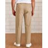 image:imageCOOFANDY Mens Casual Chinos Pants Classic Relaxed Fit Khaki Pants Wrinkle Free Stretch Dress PantsKhaki