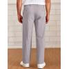 image:imageCOOFANDY Mens Casual Chinos Pants Classic Relaxed Fit Khaki Pants Wrinkle Free Stretch Dress PantsLight Grey