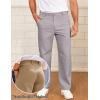 image:imageCOOFANDY Mens Casual Chinos Pants Classic Relaxed Fit Khaki Pants Wrinkle Free Stretch Dress PantsLight Grey