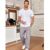 image:imageCOOFANDY Mens Casual Chinos Pants Classic Relaxed Fit Khaki Pants Wrinkle Free Stretch Dress PantsLight Grey