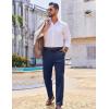 image:imageCOOFANDY Mens Casual Chinos Pants Classic Relaxed Fit Khaki Pants Wrinkle Free Stretch Dress PantsNavy Blue