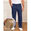 image:imageCOOFANDY Mens Casual Chinos Pants Classic Relaxed Fit Khaki Pants Wrinkle Free Stretch Dress PantsNavy Blue