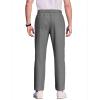 image:imageCOOFANDY Mens Casual Pants Elastic Waist Flat Front Dress Slacks Regular Fit Stretch Golf Pants Work Office TrousersDark Gray