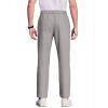 image:imageCOOFANDY Mens Casual Pants Elastic Waist Flat Front Dress Slacks Regular Fit Stretch Golf Pants Work Office TrousersLight Gray