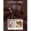 image:imageCOOFANDY Mens Cotton Linen Pants Casual Drawstring Dress Pants Beach Summer Lightweight TrousersCoffee