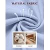 image:imageCOOFANDY Mens Cotton Linen Pants Casual Drawstring Dress Pants Beach Summer Lightweight TrousersLight Blue