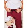 image:imageCOOFANDY Mens Drawstring Casual Pants Cotton Twill Elastic Waist Chino PantsRed