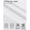 image:imageCOOFANDY Mens Drawstring Casual Pants Cotton Twill Elastic Waist Chino PantsWhite