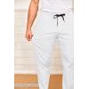 image:imageCOOFANDY Mens Drawstring Casual Pants Cotton Twill Elastic Waist Chino PantsWhite