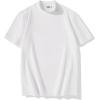image:imageCOOFANDY Mens Mock Turtleneck Shirts Casual Premium Cotton Short Sleeve Shirt Basic Half Neck TShirtsAll White