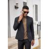 image:imageCOOFANDY Mens Mock Turtleneck Shirts Casual Premium Cotton Short Sleeve Shirt Basic Half Neck TShirtsKhaki