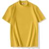 image:imageCOOFANDY Mens Mock Turtleneck Shirts Casual Premium Cotton Short Sleeve Shirt Basic Half Neck TShirtsYellow