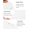 image:imageCOOFANDY Mens Sun Protection Shirts Long Sleeve Rash Guard Swim TShirts Lightweight Quick Dry Fishing Shirts1white