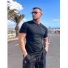 image:imageCOOFANDY Mens TShirts Summer Crew Neck Casual T Shirts Plain Short Sleeve Shirts Basic TeesA Black