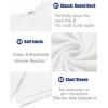image:imageCOOFANDY Mens TShirts Summer Crew Neck Casual T Shirts Plain Short Sleeve Shirts Basic TeesA White
