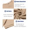 image:imageCOOFANDY Mens TShirts Summer Crew Neck Casual T Shirts Plain Short Sleeve Shirts Basic TeesB Light Khaki