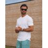 image:imageCOOFANDY Mens TShirts Summer Crew Neck Casual T Shirts Plain Short Sleeve Shirts Basic TeesB Whiteblack