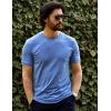 image:imageCOOFANDY Mens TShirts Summer Crew Neck Casual T Shirts Plain Short Sleeve Shirts Basic TeesBlue