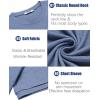 image:imageCOOFANDY Mens TShirts Summer Crew Neck Casual T Shirts Plain Short Sleeve Shirts Basic TeesBlue