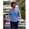 image:imageCOOFANDY Mens TShirts Summer Crew Neck Casual T Shirts Plain Short Sleeve Shirts Basic TeesBlue