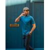 image:imageCOOFANDY Mens TShirts Summer Crew Neck Casual T Shirts Plain Short Sleeve Shirts Basic TeesDark Blue