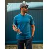 image:imageCOOFANDY Mens TShirts Summer Crew Neck Casual T Shirts Plain Short Sleeve Shirts Basic TeesDark Blue
