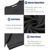 image:imageCOOFANDY Mens TShirts Summer Crew Neck Casual T Shirts Plain Short Sleeve Shirts Basic TeesDark Gray