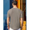 image:imageCOOFANDY Mens TShirts Summer Crew Neck Casual T Shirts Plain Short Sleeve Shirts Basic TeesKhaki