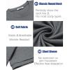 image:imageCOOFANDY Mens TShirts Summer Crew Neck Casual T Shirts Plain Short Sleeve Shirts Basic TeesMedium Gray