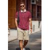 image:imageCOOFANDY Mens TShirts Summer Crew Neck Casual T Shirts Plain Short Sleeve Shirts Basic TeesWine Red