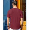 image:imageCOOFANDY Mens TShirts Summer Crew Neck Casual T Shirts Plain Short Sleeve Shirts Basic TeesWine Red