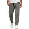 image:imageCOOFANDY Men Casual Joggers Pants Cotton Cargo Elastic Waist Chino Pants Twill Hiking Outdoor SweatpantsDark Grey