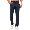 image:imageCOOFANDY Mens Casual Pants Elastic Waist Flat Front Dress Slacks Regular Fit Stretch Golf Pants Work Office TrousersDeep Blue