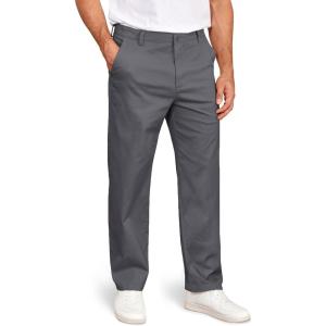 image:imageCOOFANDY Mens Casual Chinos Pants Classic Relaxed Fit Khaki Pants Wrinkle Free Stretch Dress PantsDark Grey