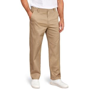image:imageCOOFANDY Mens Casual Chinos Pants Classic Relaxed Fit Khaki Pants Wrinkle Free Stretch Dress PantsKhaki