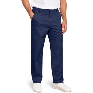 image:imageCOOFANDY Mens Casual Chinos Pants Classic Relaxed Fit Khaki Pants Wrinkle Free Stretch Dress PantsNavy Blue